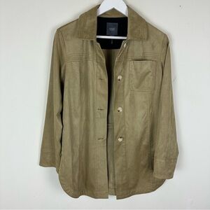 Lysse Lori Vegan Suede Shacket Shirt Jacket